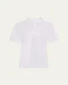 Rag & Bone Men's Pima Cotton Polo Shirt In White