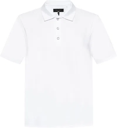 RAG & BONE MEN'S PURE PIMA POLO, WHITE