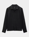 Rag & Bone Men's Ripstop Wool Overshirt In Black