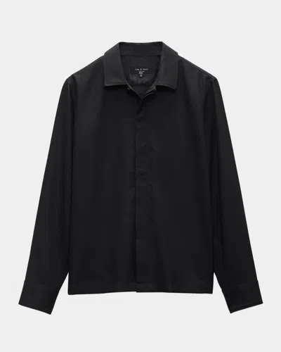 RAG & BONE MEN'S RIPSTOP WOOL OVERSHIRT