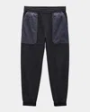 Rag & Bone Men's Robert Utility Joggers In Jetblk