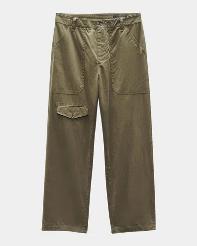 Rag & Bone Men's Samson Denim Cargo Pants In Gravel