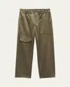 Rag & Bone Men's Samson Denim Cargo Pants In Gravel