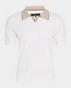 Rag & Bone Sanford Rib Johnny Collar Polo