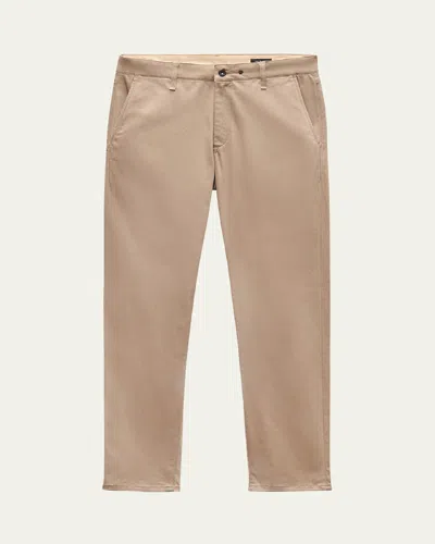 Rag & Bone Men's Fit 2 Action Loopback Cotton-blend Chino Pants In Fog Grey