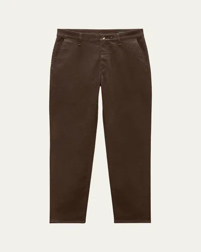 Rag & Bone Men's Standard Flannel Chino Pants In Army