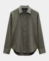 Rag & Bone Men's Tomlin Stretch Dobby Shirt In Army