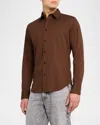 Rag & Bone Tomlin Cotton Dobby Button-up Shirt In Clay