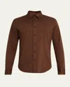 Rag & Bone Men's Tomlin Stretch Dobby Shirt In Clay