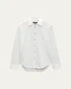 Rag & Bone Finch Hemp And Cotton-blend Shirt In White