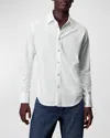 Rag & Bone Men's Tomlin Stretch Dobby Shirt In White
