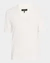 Rag & Bone Zuma Toweling Herringbone Johnny Polo Chalk