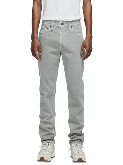 Rag &amp; Bone Fit 3 Aero Stretch Athletic Fit Jeans In Silver