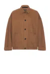 Rag & Bone Corduroy Field Jacket In Chocolate