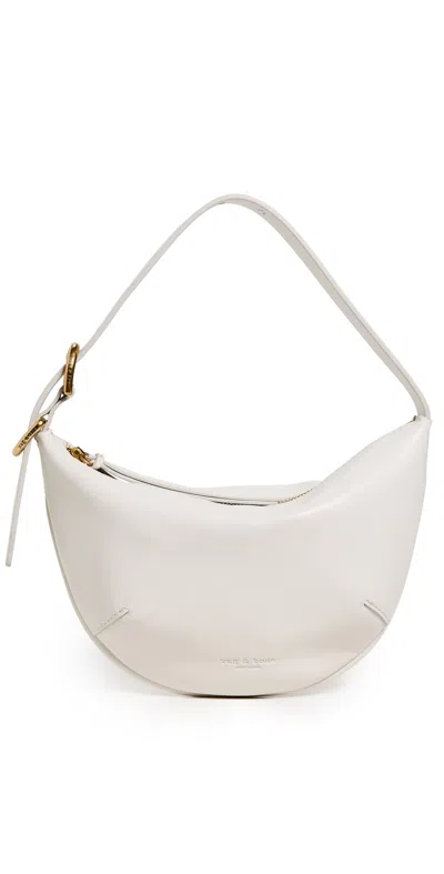Rag & Bone Mercer Small Hobo Bag White