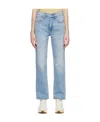 Rag & Bone Mid-rise Bootcut Jeans In Blue