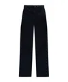 Rag & Bone Mid-rise Straight-leg Jeans In Black