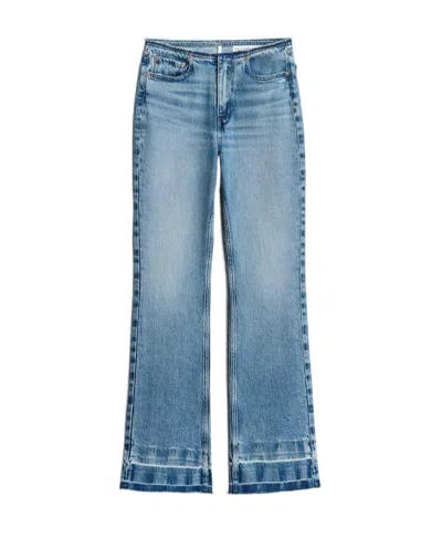 Rag & Bone Middle Waist Jeans In Blue