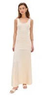 Rag & Bone Millie Stripe Tank Dress Ivorymult In Ivorymult