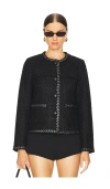 Rag & Bone Tweed Mirabelle Jacket In Black