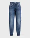 Rag & Bone Blue Miramar Terry Jogger Sweatpants In Grove
