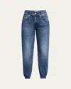 Rag & Bone Blue Miramar Terry Jogger Sweatpants In Grove
