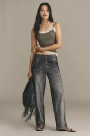 Rag & Bone Miramar Mid-rise Wide-leg Jeans In Grey