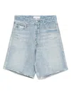 Rag & Bone Blue Miramar Ponte Mckenna Shorts In Blue
