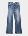 Rag & Bone Miramar Shea High-rise Ankle Straight Jeans In Cosmos