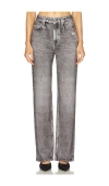 Rag & Bone Miramar Shea High Rise Full Relaxed In Raven