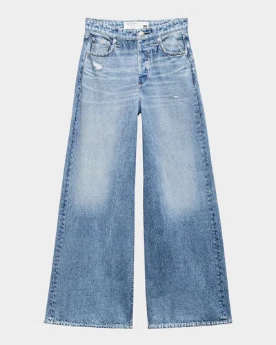 RAG & BONE MIRAMAR SOFIE CROPPED WIDE-LEG JEANS