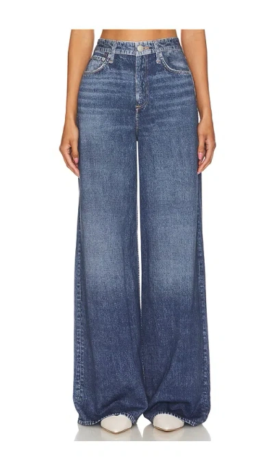 Rag & Bone Miramar Sofie Wide Leg Ankle Pant In Bluw