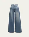 Rag & Bone Miramar Sofie Printed Chambray Trousers In Antonia