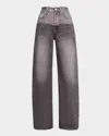 Rag & Bone Miramar Fleece Sofie Wide-leg Pants In Charlize