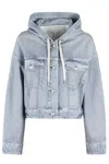 Rag & Bone Miramar Trucker Hoodie Coney In Coney