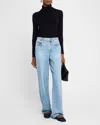 Rag & Bone Miramar Wide-leg Jeans In Blue
