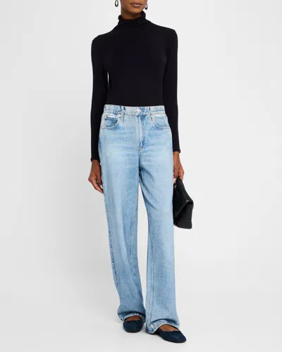 Rag & Bone Miramar Wide-leg Jeans In Blue