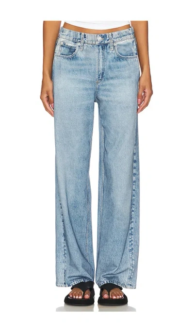 Rag & Bone Miramar Wide Leg Pant In Red