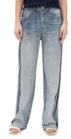 Shop Rag & Bone Miramar Wide Leg Track Pants Coney