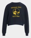 Rag & Bone Montauk Point Graphic-print Cropped Sweatshirt