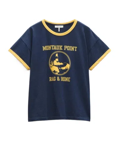 RAG & BONE MONTAUK LOOSE FIT GRAPHIC TEE