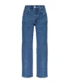 Rag & Bone Blue Miramar Fleece Terry Wide Leg Lounge Pants In Blue