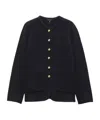 Rag & Bone Nancy Wool Knitted Cardigan In Black