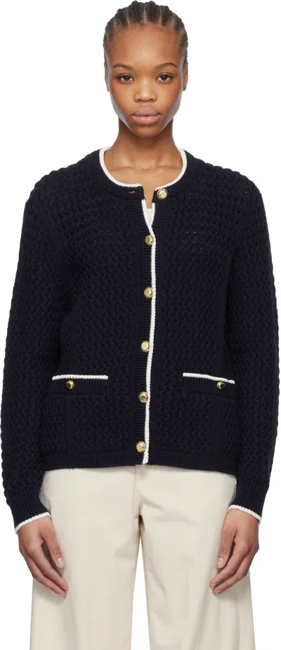 Rag & Bone Navy Daria Cardigan