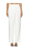 Rag & Bone Newman Linen Pants Whtstripe In 화이트 스트라이프