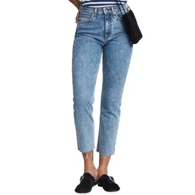 Rag & Bone Nina High-rise Ankle Cigarette Jeans In Light Wash In Blue