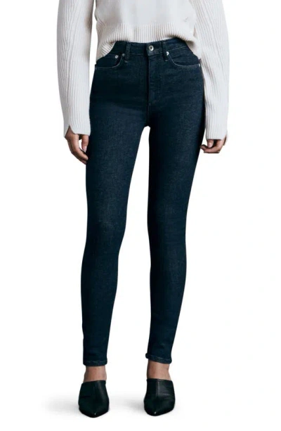 Rag & Bone Nina High Waist Skinny Jeans In Bright Rinse