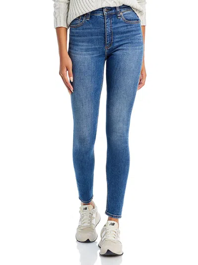 Rag & Bone Nina Womens High Rise Denim Skinny Jeans In Multi