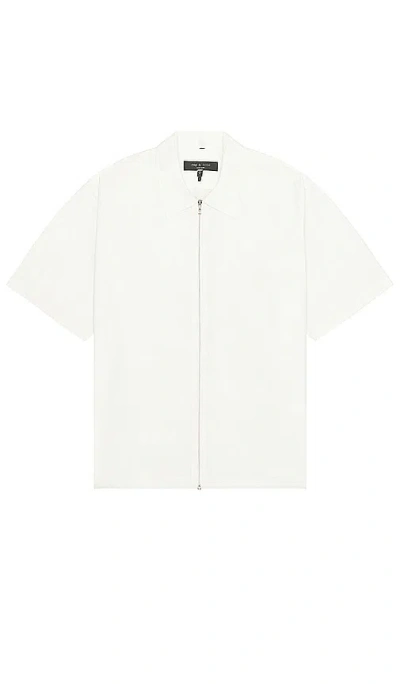 Rag & Bone Noah Short Sleeve Shirt In Marsh