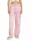 Rag & Bone Nora Cargo-pocket Straight-leg Jeans In Multi